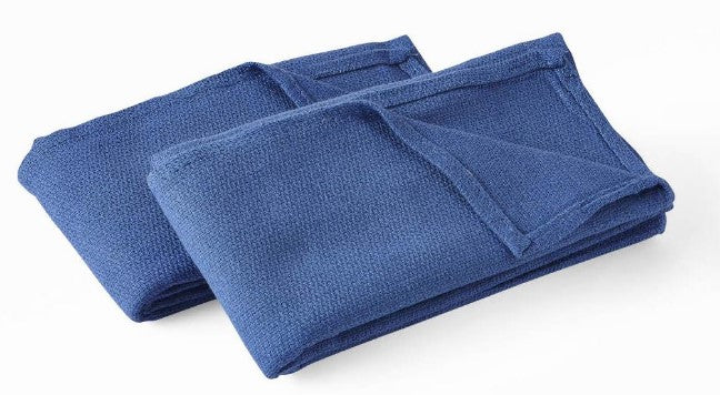 Sterile Disposable Deluxe OR Towel, Blue, 17'' x 27'', 8/Pack
