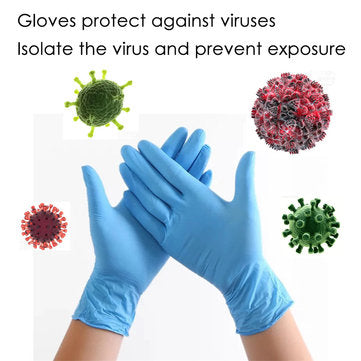 Nitrile Gloves, Latex & Powder Free (Blue/Violet)