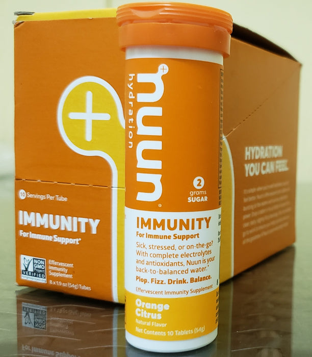 Nuun Immunity: Immune Support Hydration Supplement/ 8 tabs per tube