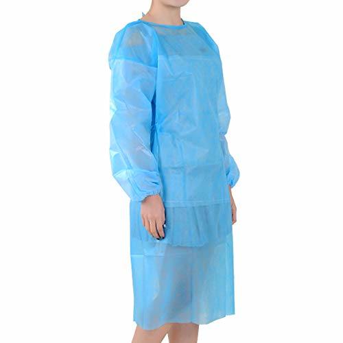 Medical Disposable Isolation Gowns Level 2 PP+PE-Disposable, Blue, 10p –  Plutusdental