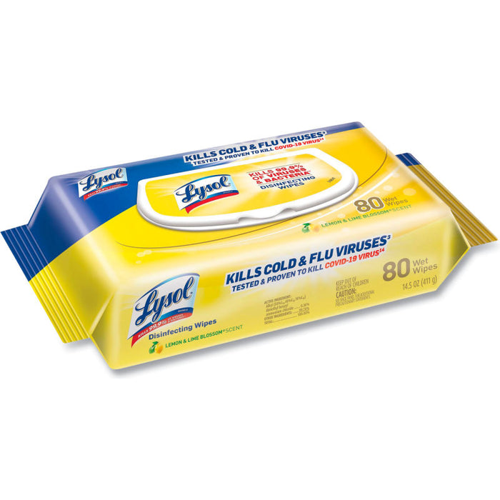 Lysol Disinfecting Wipes, 80 wipes per pack
